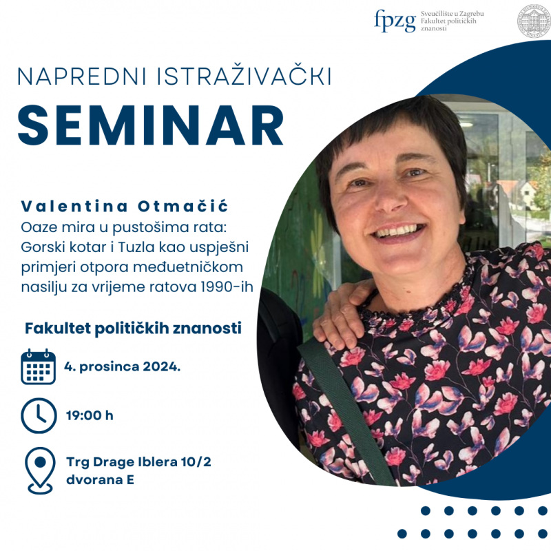 Napredni istraživački seminar: Oaze mira u pustošima rata