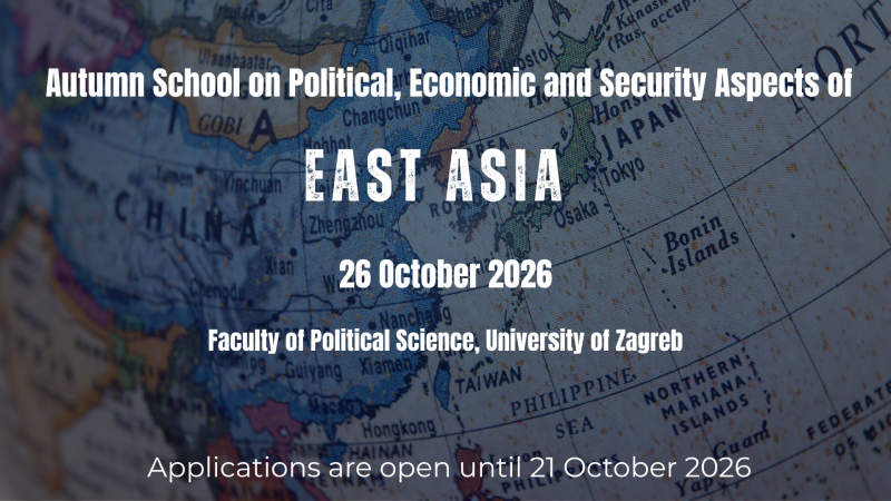 Autumn School on Political, Economic and Security Aspects of East Asia