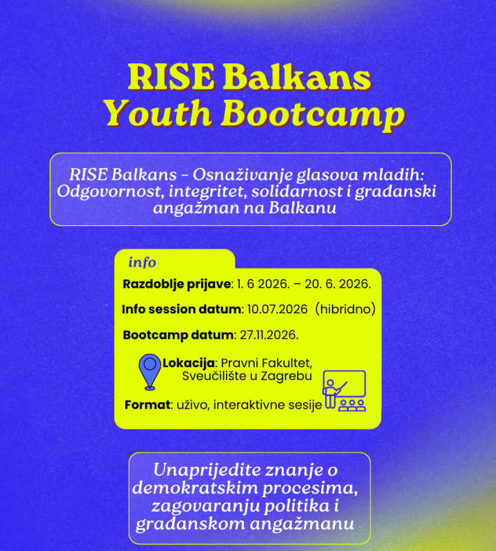 Otvorene prijave za RISE Balkans Youth Bootcamp 2026