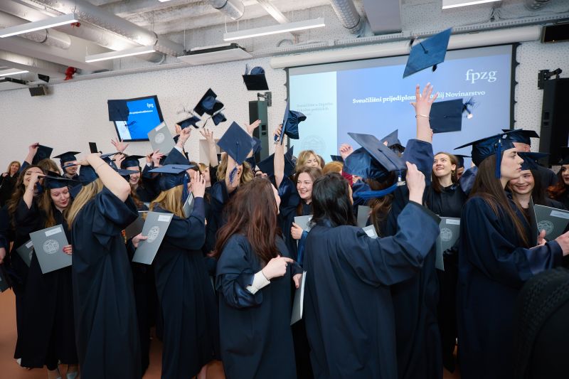 Održane svečane promocije za studente sveučilišnih prijediplomskih i sveučilišnih diplomskih studija FPZG-a