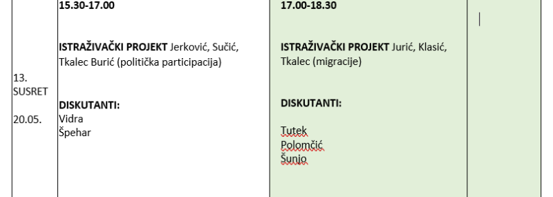Nastava sutra - podsjetnik