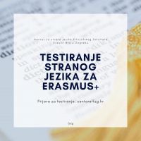Testiranje stranog jezika za Erasmus+