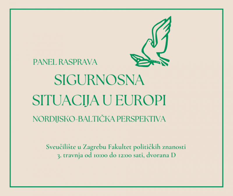 Poziv na raspravu o sigurnosnoj situaciji u Europi