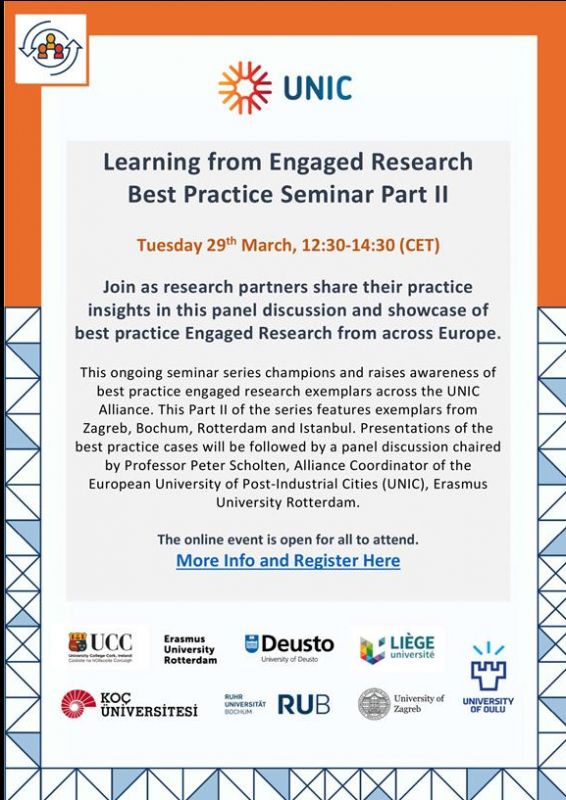 UNIC seminar - Learning from Engaged Research