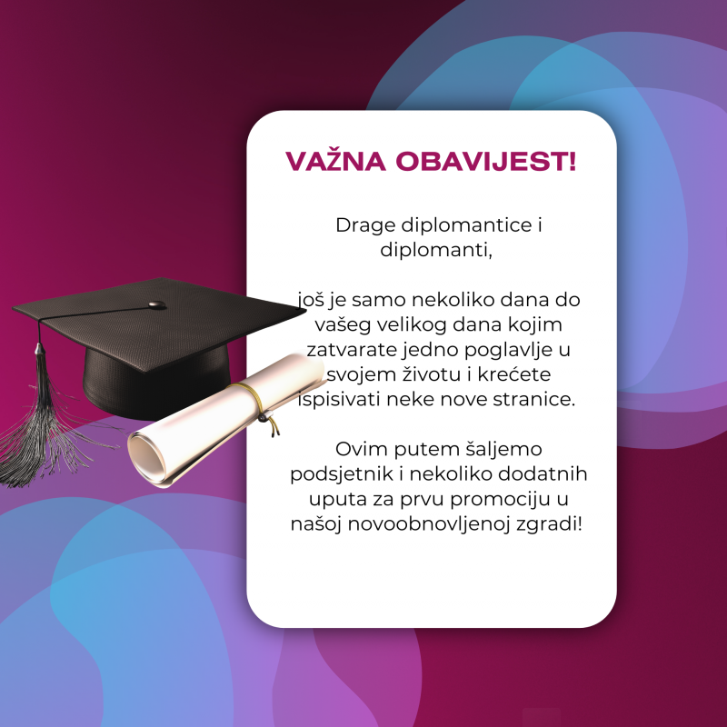 Važna obavijest - Promocija