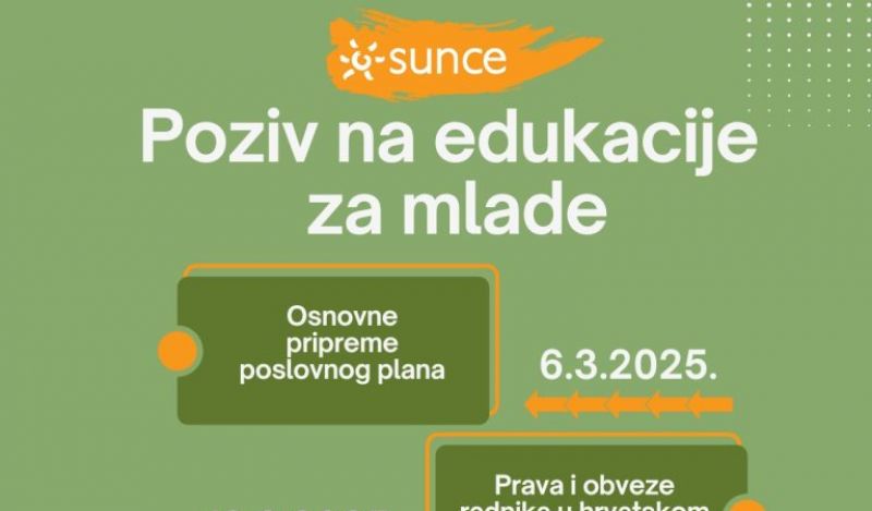 Ja mogu, ja hoću raditi i stvarati – edukacija mladih za tržište rada