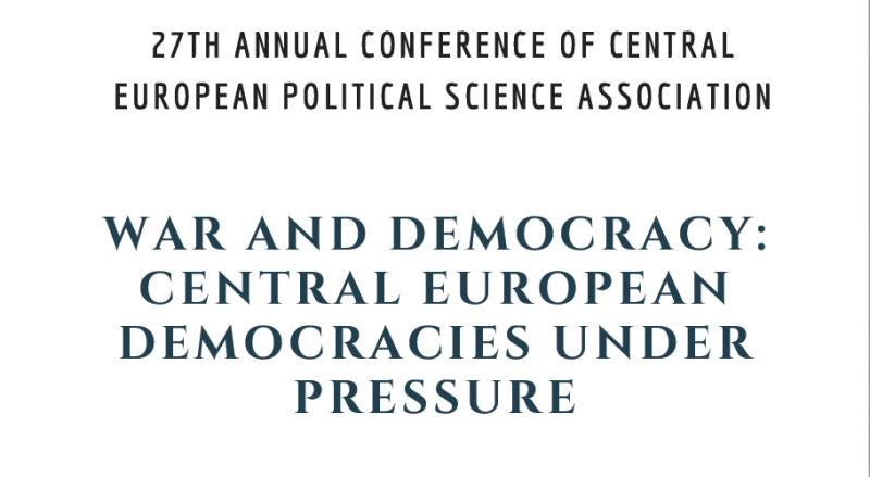 Call for papers - 27th Annual Central European Political Science Association (CEPSA) conference