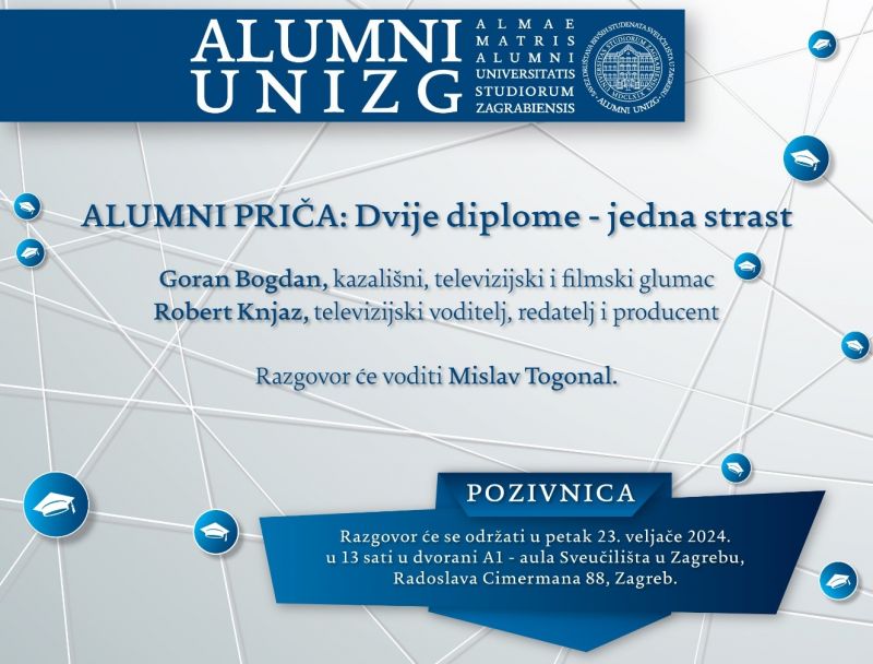 Alumni priča: Goran Bogdan i Robert Knjaz, 23. veljače 2024. u 13 sati