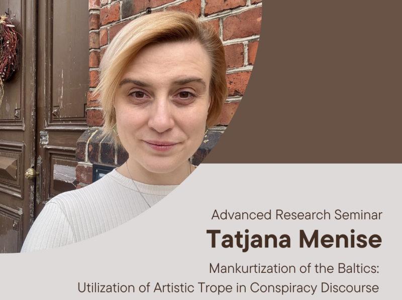 Advanced Research Seminar - Tatjana Menise