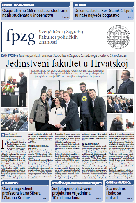 Fakultet prometnih znanosti smjerovi